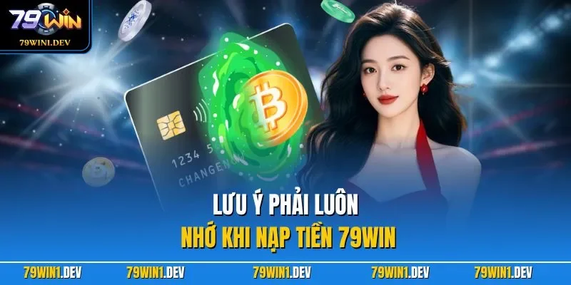 Lưu phải luôn nhớ khi nạp tiền 79WIN